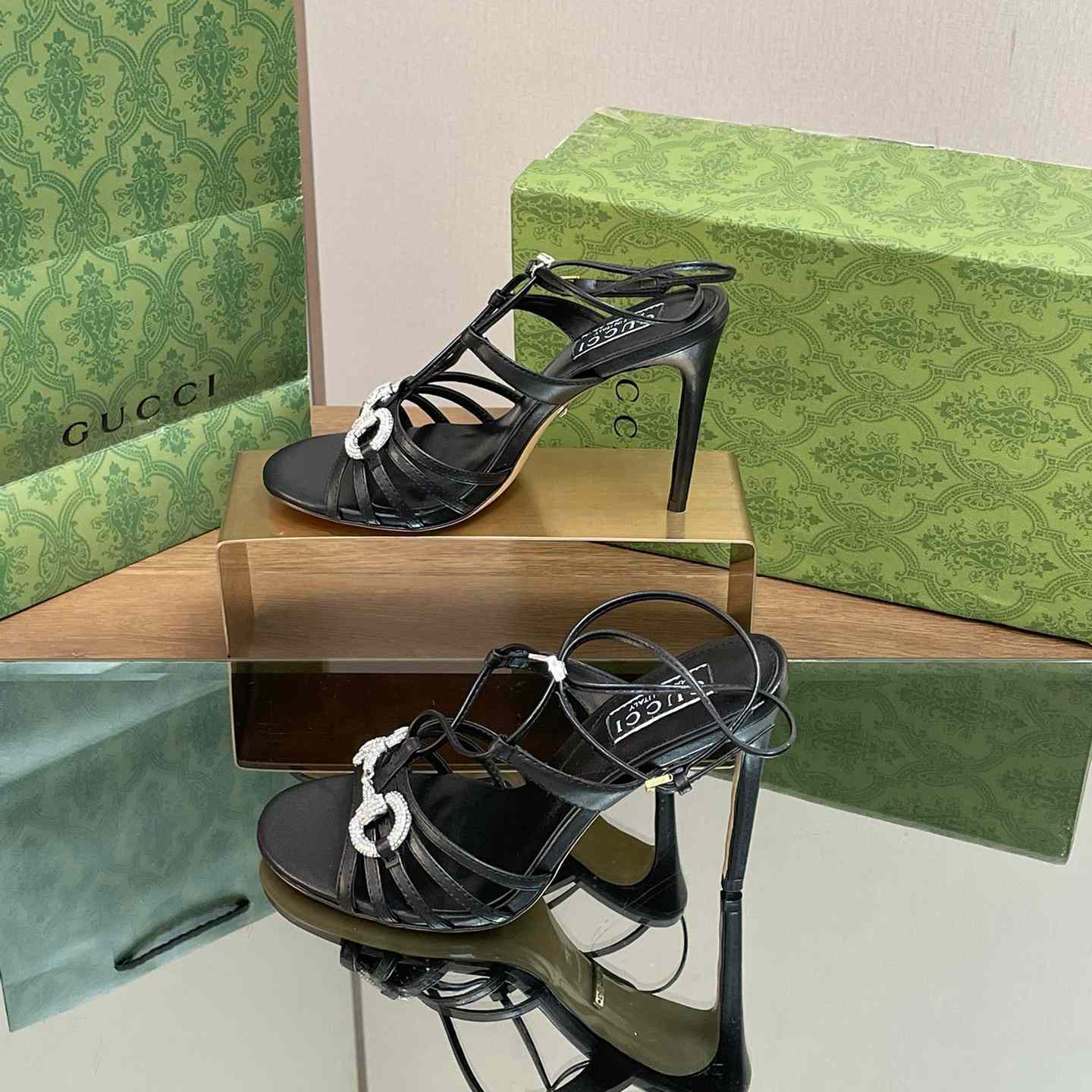 Gucci Women's Horsebit Sandal - PerfectKickZ