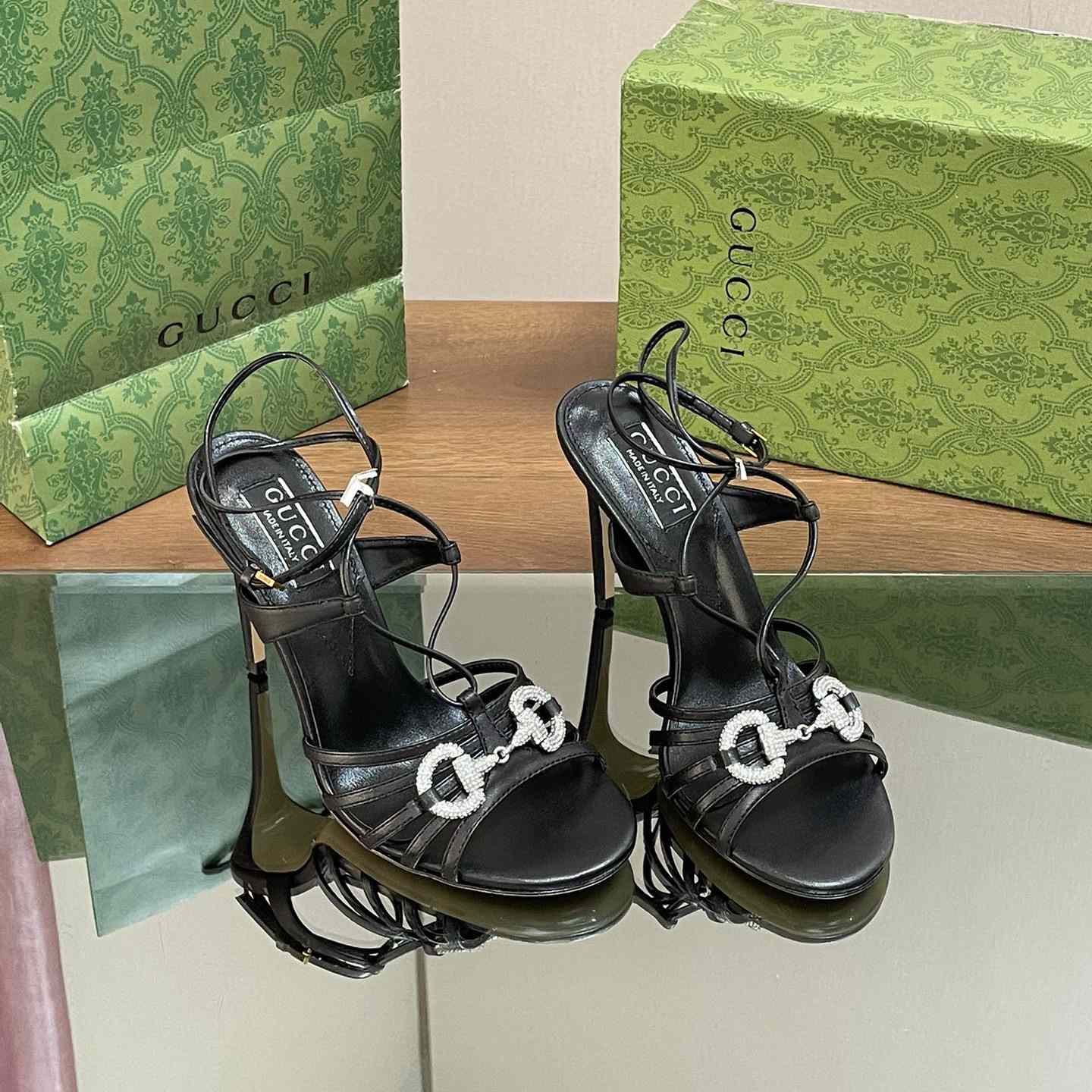 Gucci Women's Horsebit Sandal - PerfectKickZ