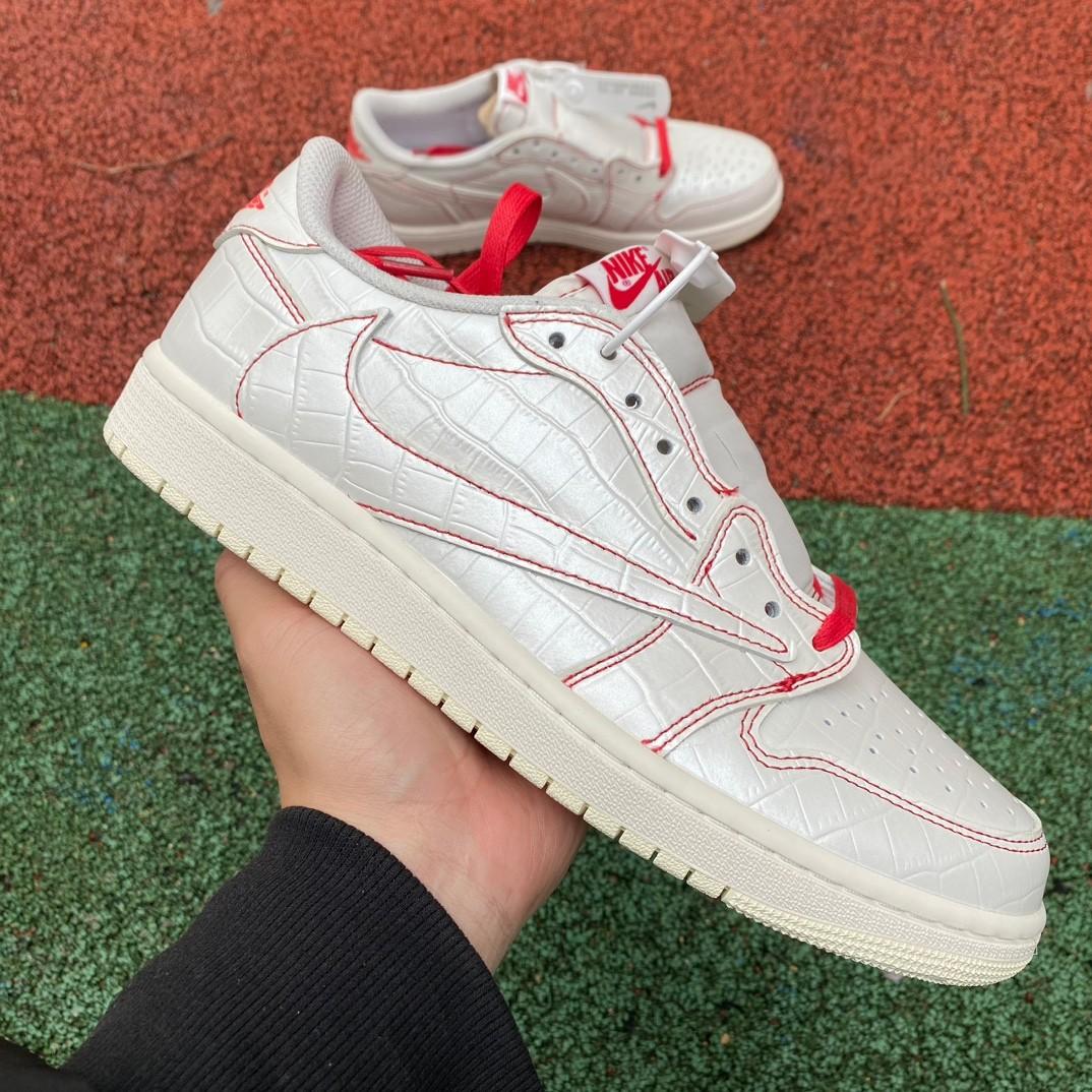 Tracis Scott x Air Jordan 1 Low Golf TS Sneaker      DM7866-601 - PerfectKickZ