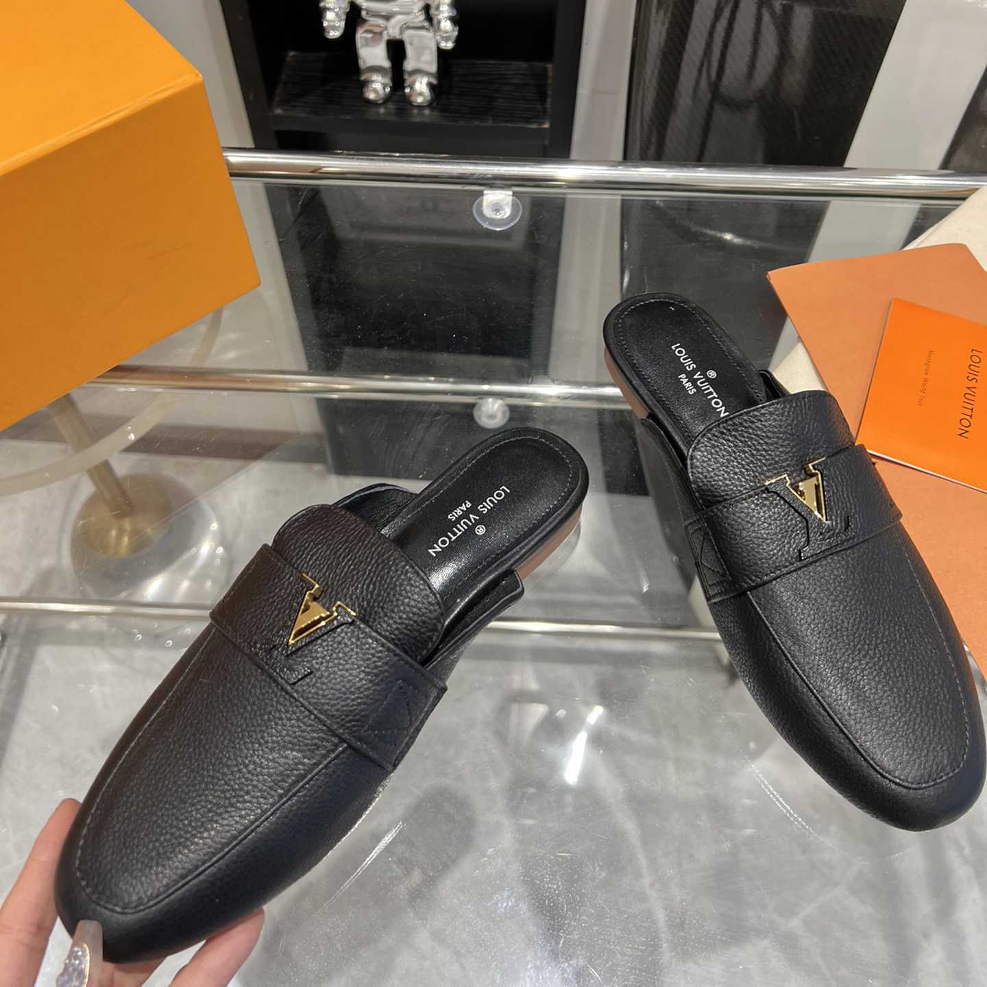Louis Vuitton LV Capri Open Back Loafer   1AC7NE - PerfectKickZ