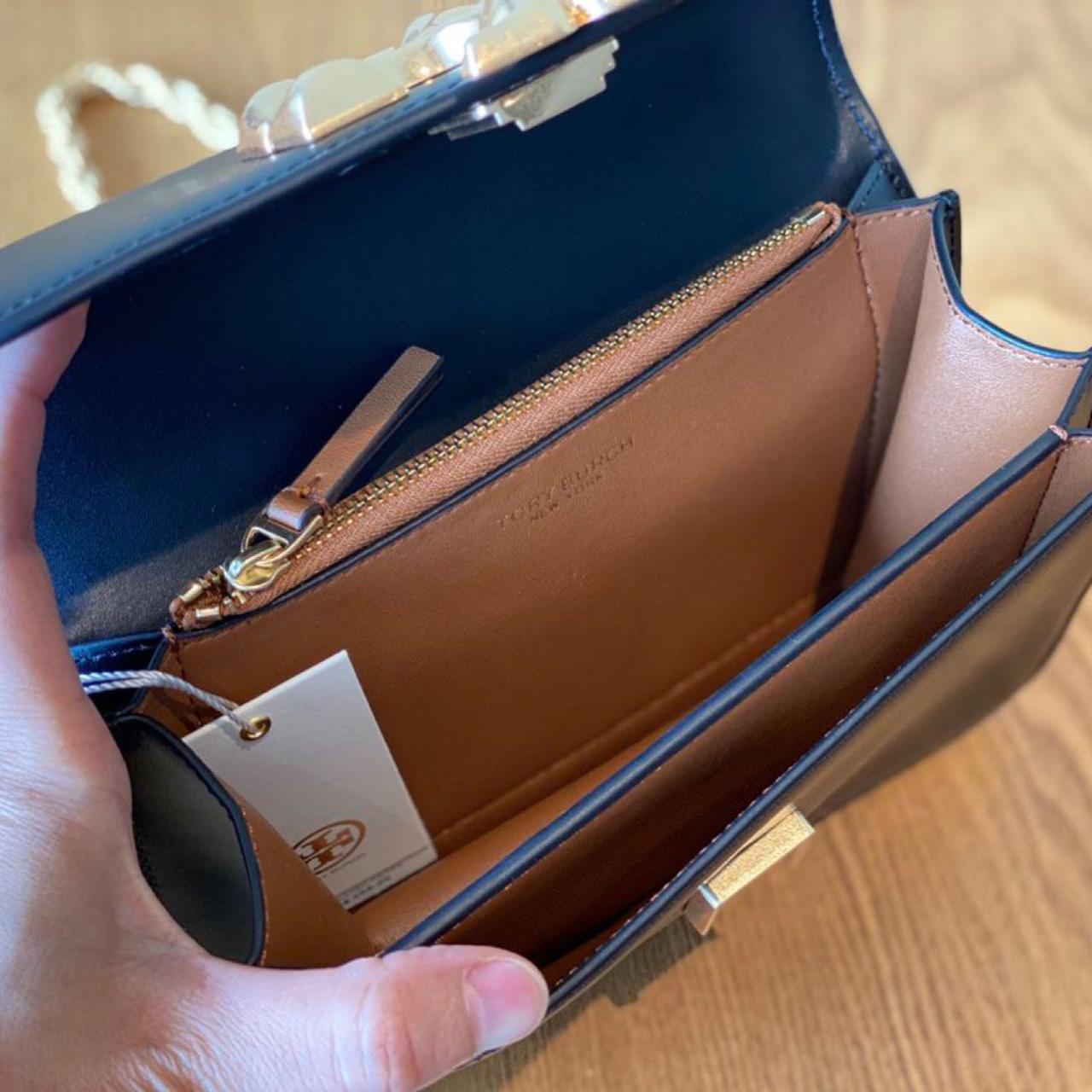 ToryBurch Leather Crossbody Bag (19-14-7cm) - PerfectKickZ