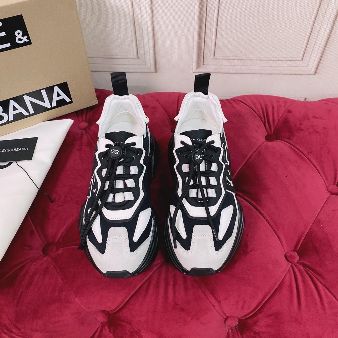 Dolce & Gabbana Mixed-materials Daymaster Sneakers - PerfectKickZ