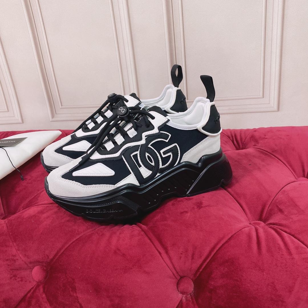 Dolce & Gabbana Mixed-materials Daymaster Sneakers - PerfectKickZ