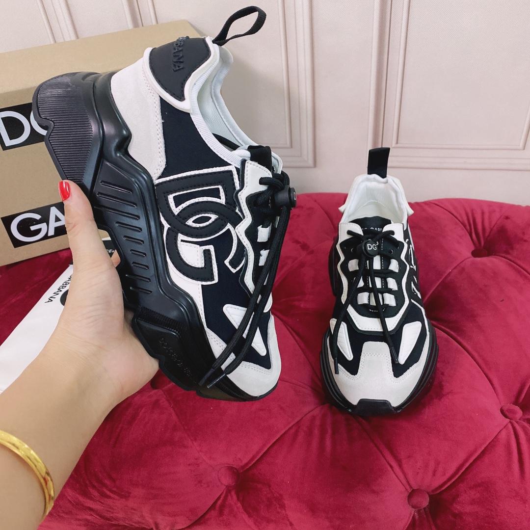 Dolce & Gabbana Mixed-materials Daymaster Sneakers - PerfectKickZ
