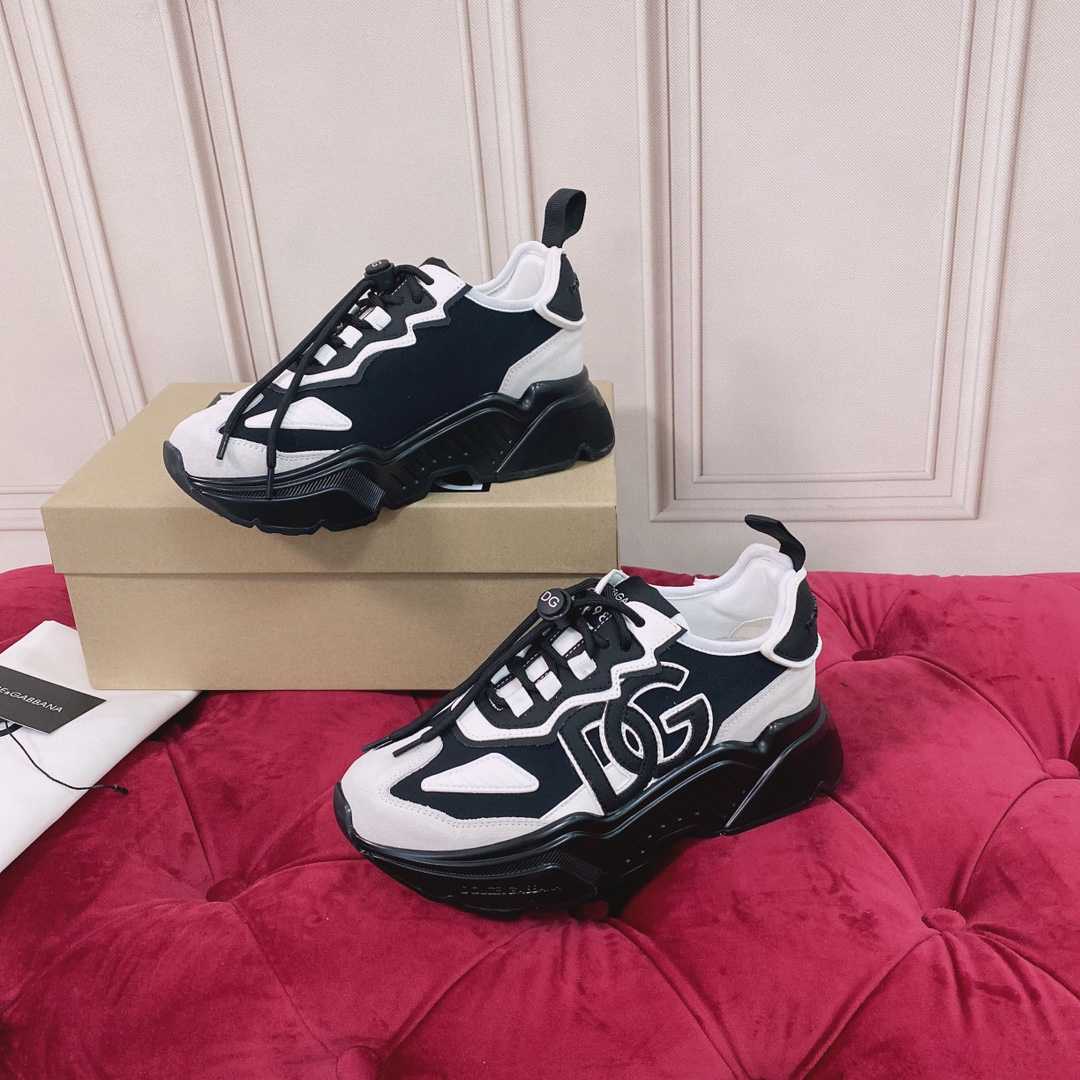 Dolce & Gabbana Mixed-materials Daymaster Sneakers - PerfectKickZ
