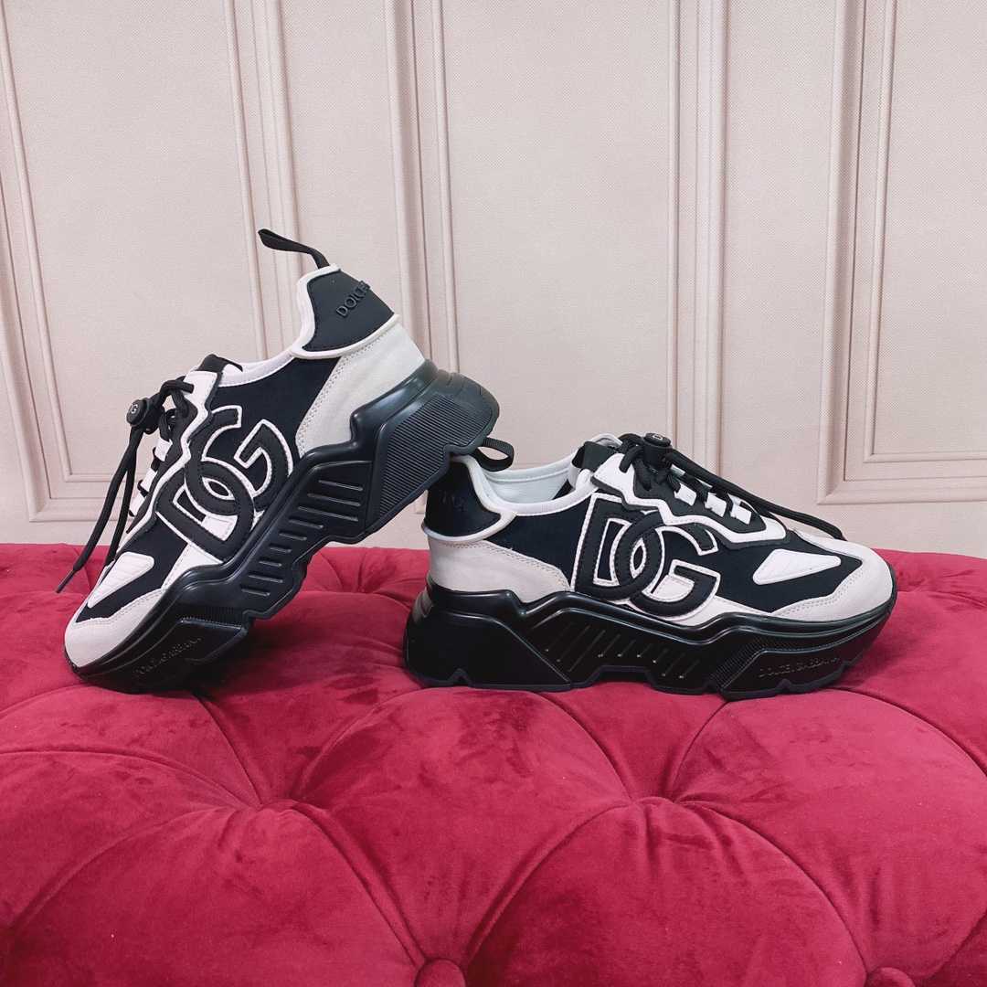 Dolce & Gabbana Mixed-materials Daymaster Sneakers - PerfectKickZ