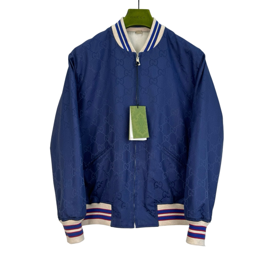 Gucci Reversible Nylon Canvas Jacket - PerfectKickZ