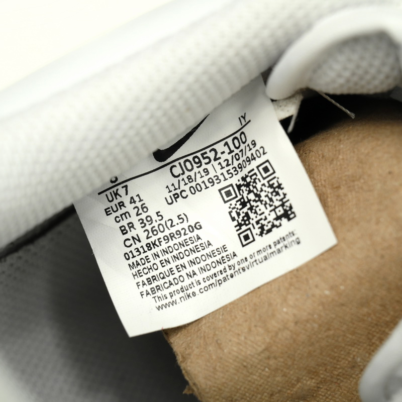 Nike Air Force 1 '07 whiteblack Sneaker     CJ0952-100 - 