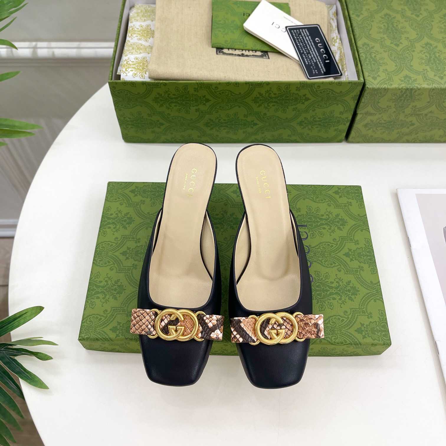 Gucci Women's Interlocking G Mule - PerfectKickZ