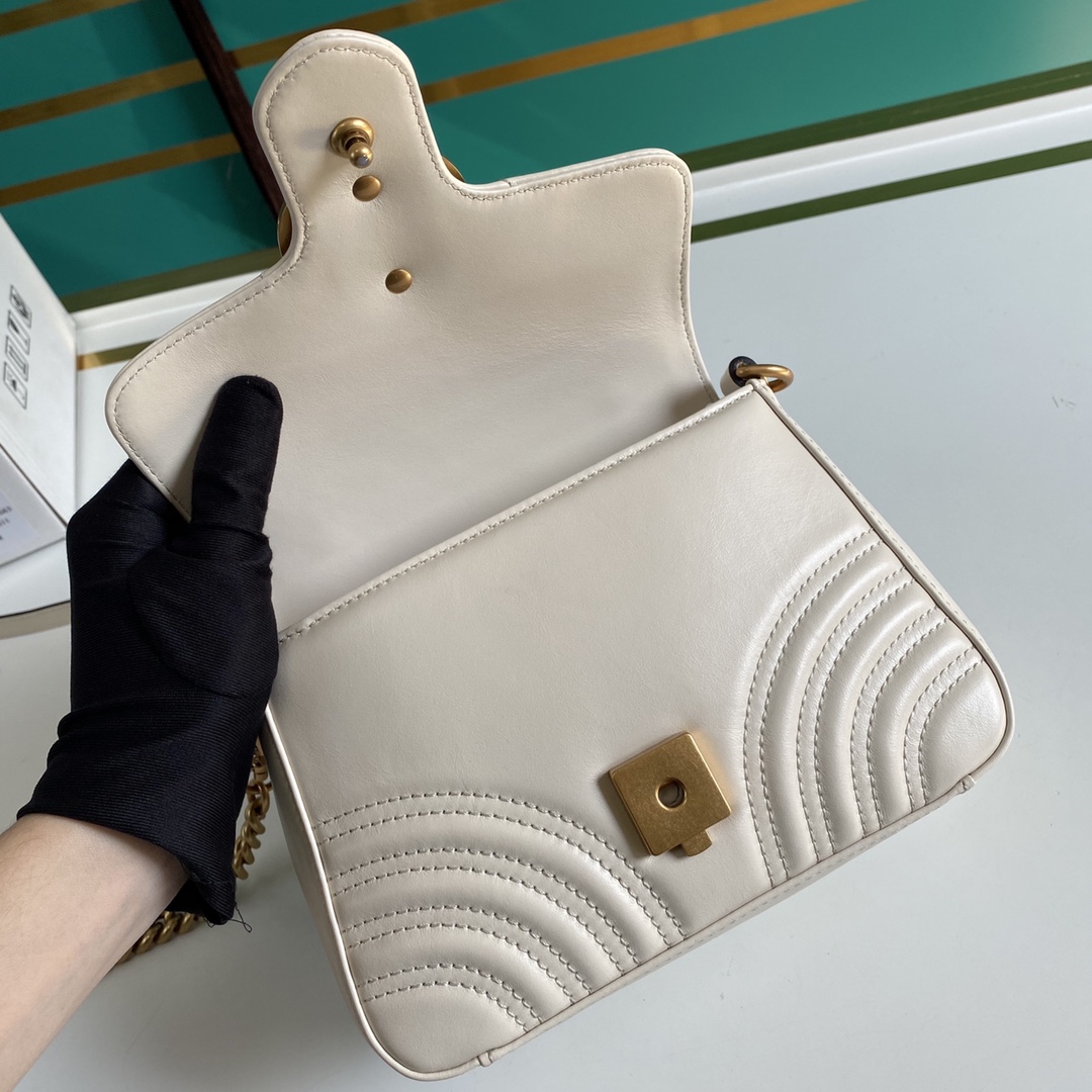 Gucci GG Marmont Mini Top Handle Bag - PerfectKickZ