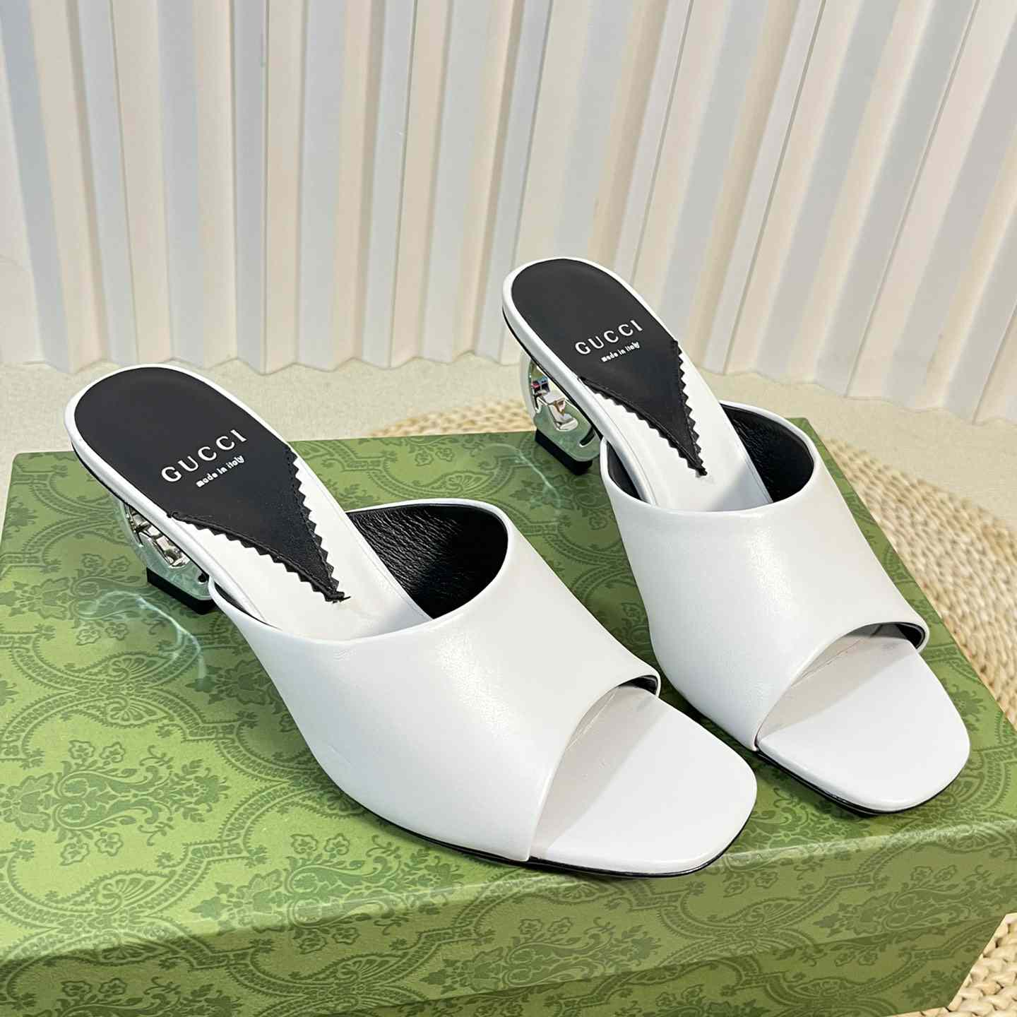 Gucci Women's Interlocking G Heel Sandal - PerfectKickZ