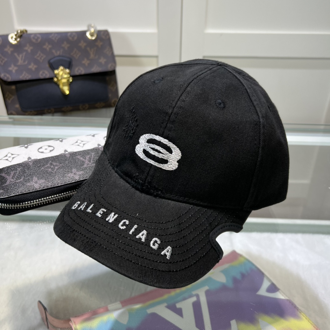 Balenciaga Unity Sports Icon Cap In Black - PerfectKickZ