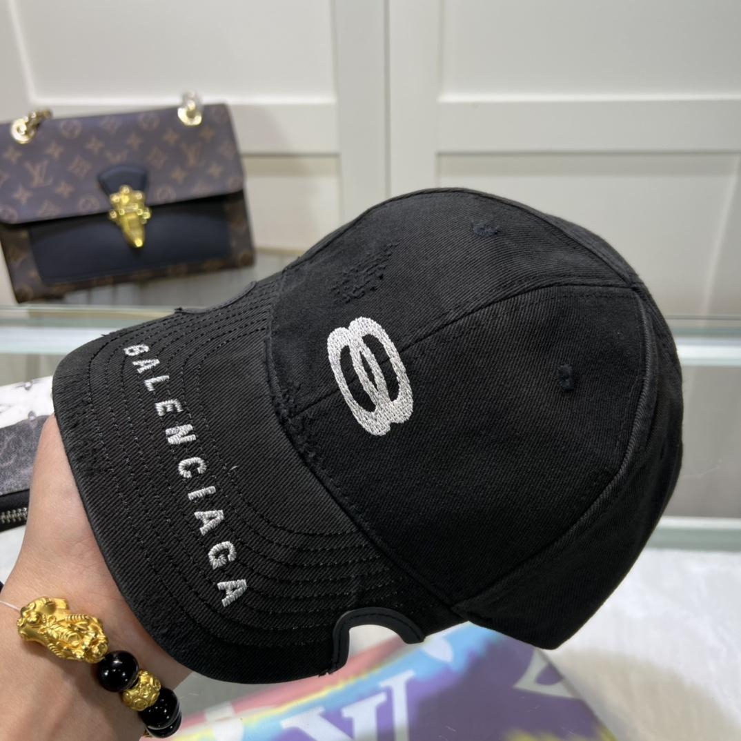 Balenciaga Unity Sports Icon Cap In Black - PerfectKickZ