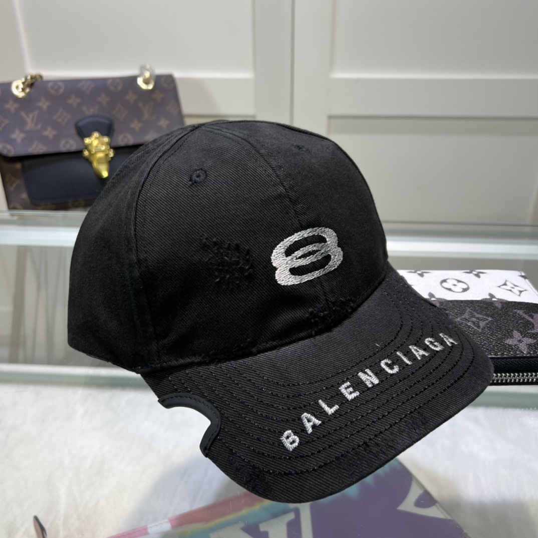 Balenciaga Unity Sports Icon Cap In Black - PerfectKickZ