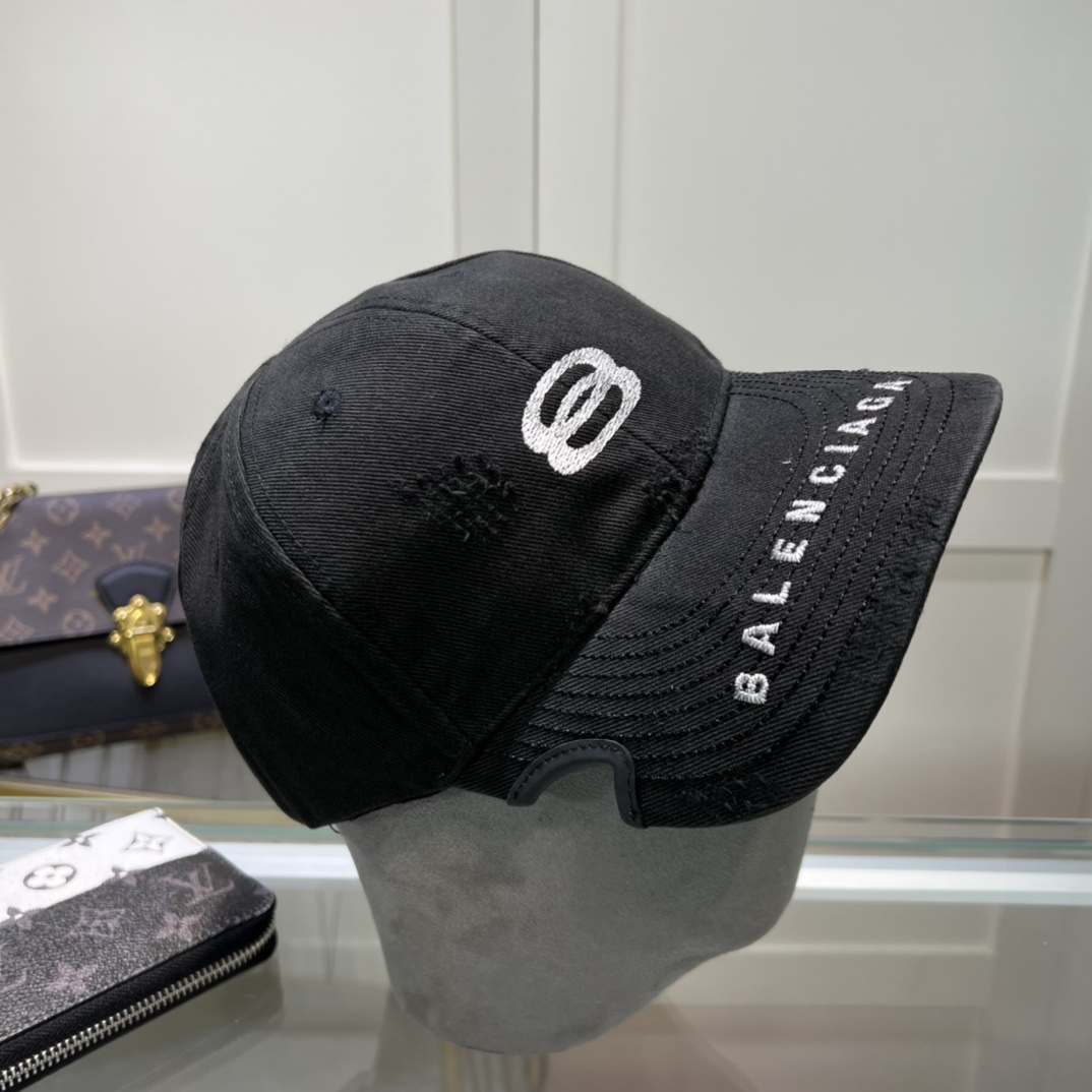 Balenciaga Unity Sports Icon Cap In Black - PerfectKickZ