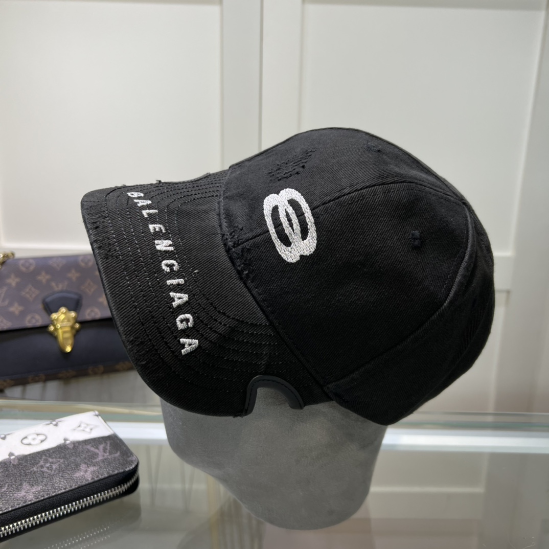Balenciaga Unity Sports Icon Cap In Black - PerfectKickZ