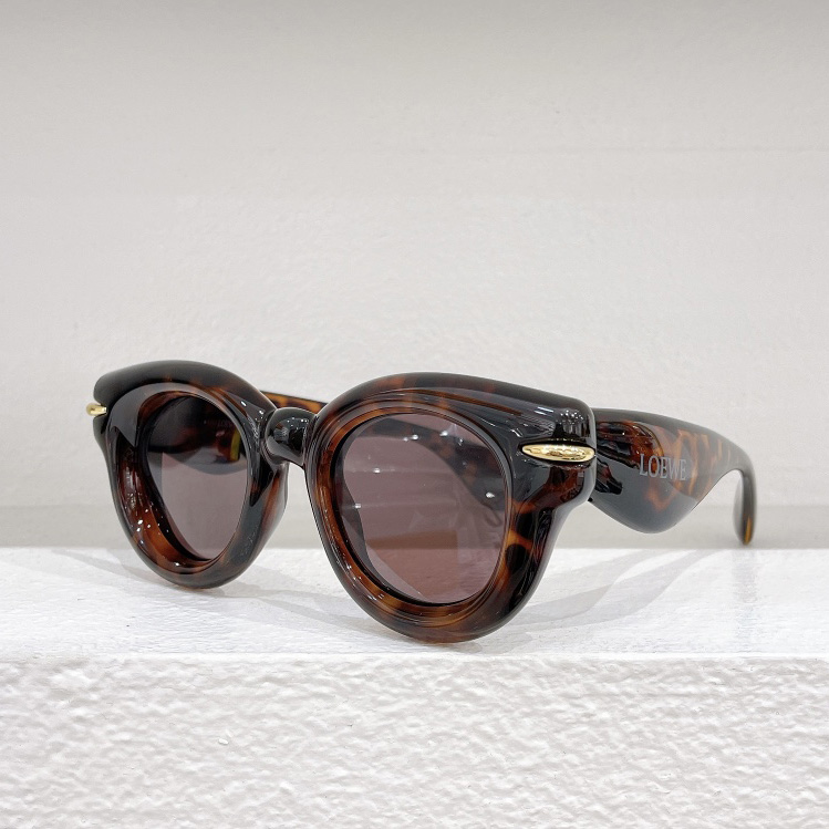 Loewe Inflated Round Sunglasses In Nylon - PerfectKickZ