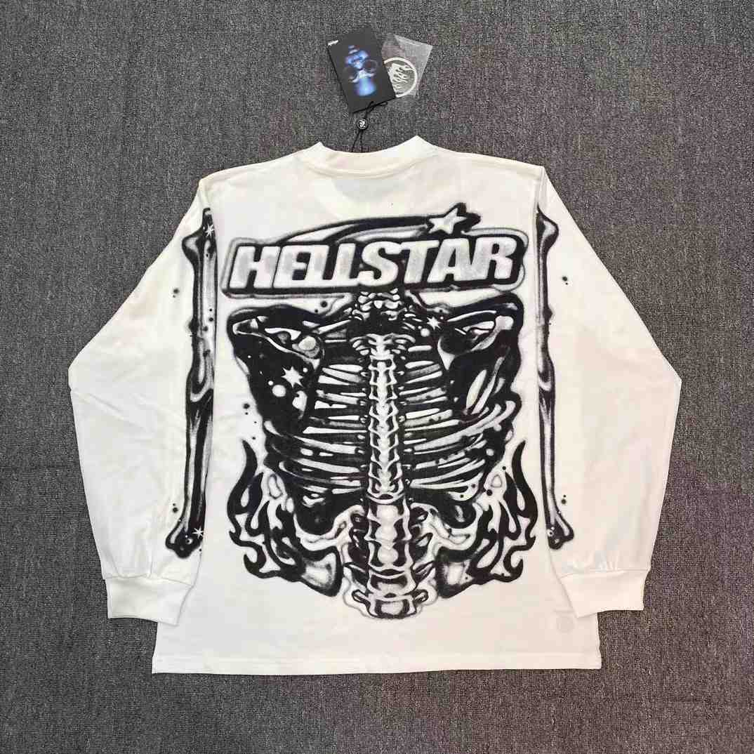 Hellstar Airbrushed Bones Longsleeve - PerfectKickZ