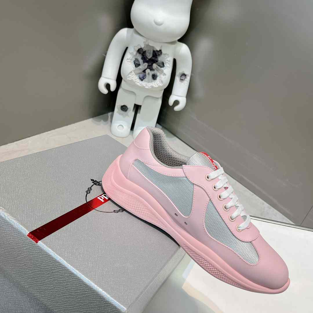 Prada America's Cup Soft Rubber And Bike Fabric Sneakers - PerfectKickZ