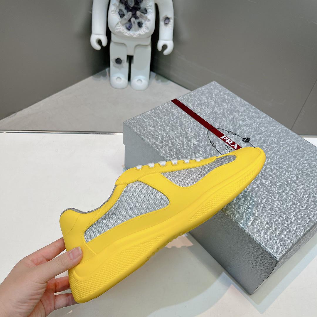 Prada America's Cup Soft Rubber And Bike Fabric Sneakers - PerfectKickZ