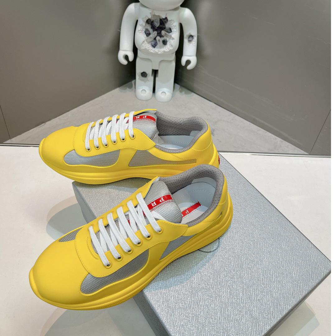 Prada America's Cup Soft Rubber And Bike Fabric Sneakers - PerfectKickZ