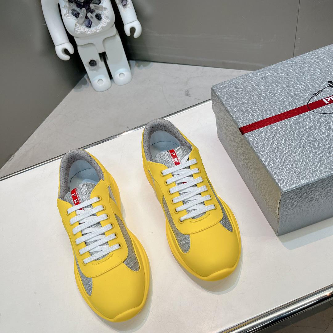 Prada America's Cup Soft Rubber And Bike Fabric Sneakers - PerfectKickZ