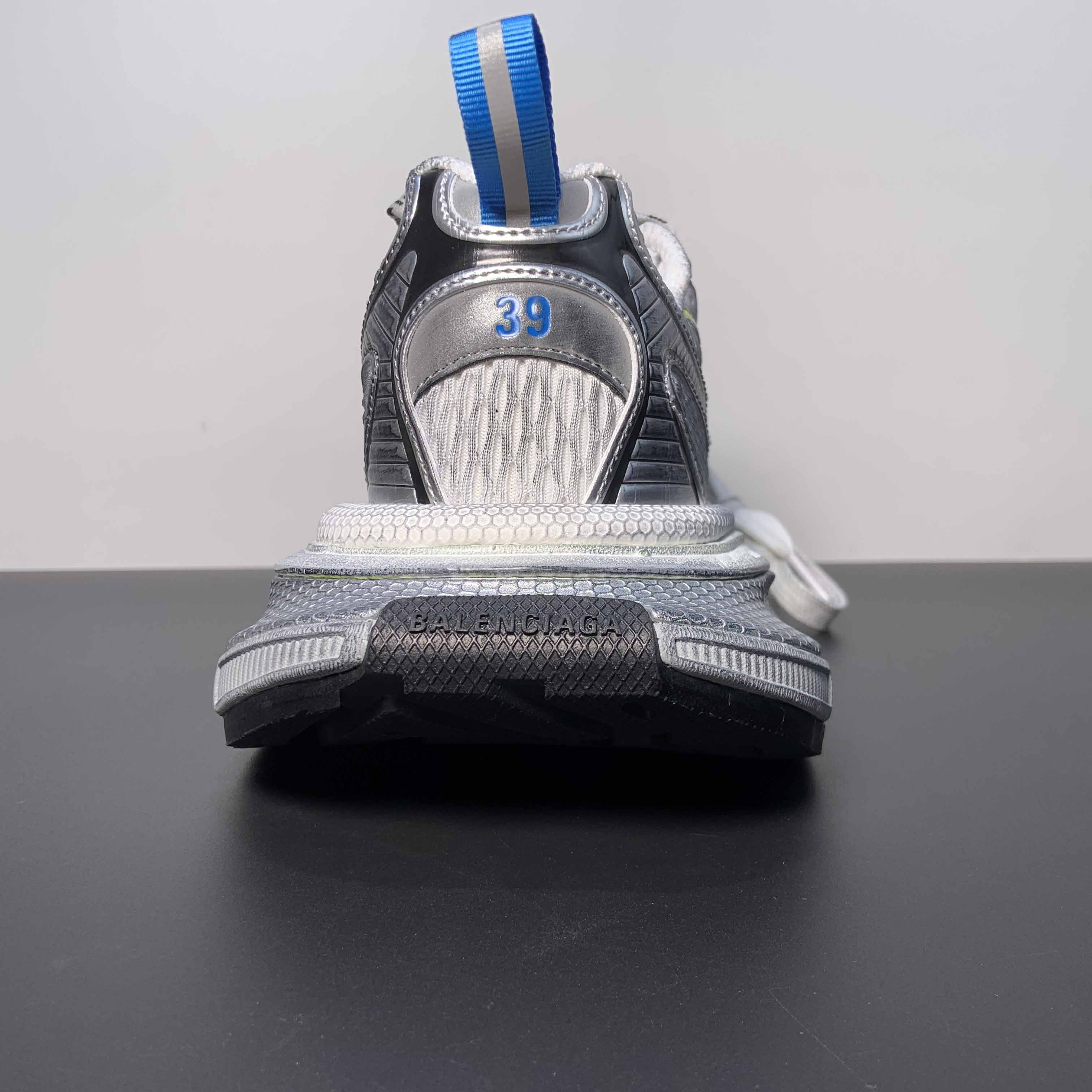 Balenciaga 3XL Sneaker In White/Yellow And Blue - PerfectKickZ