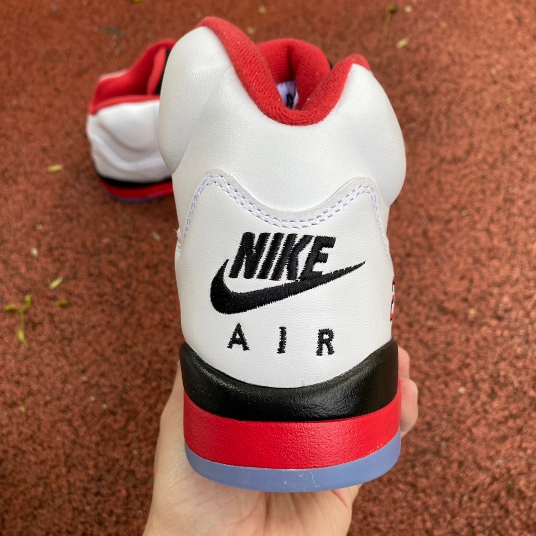 Air Jordan 5 Fire Red Sneakers     136027/440888-120 - PerfectKickZ