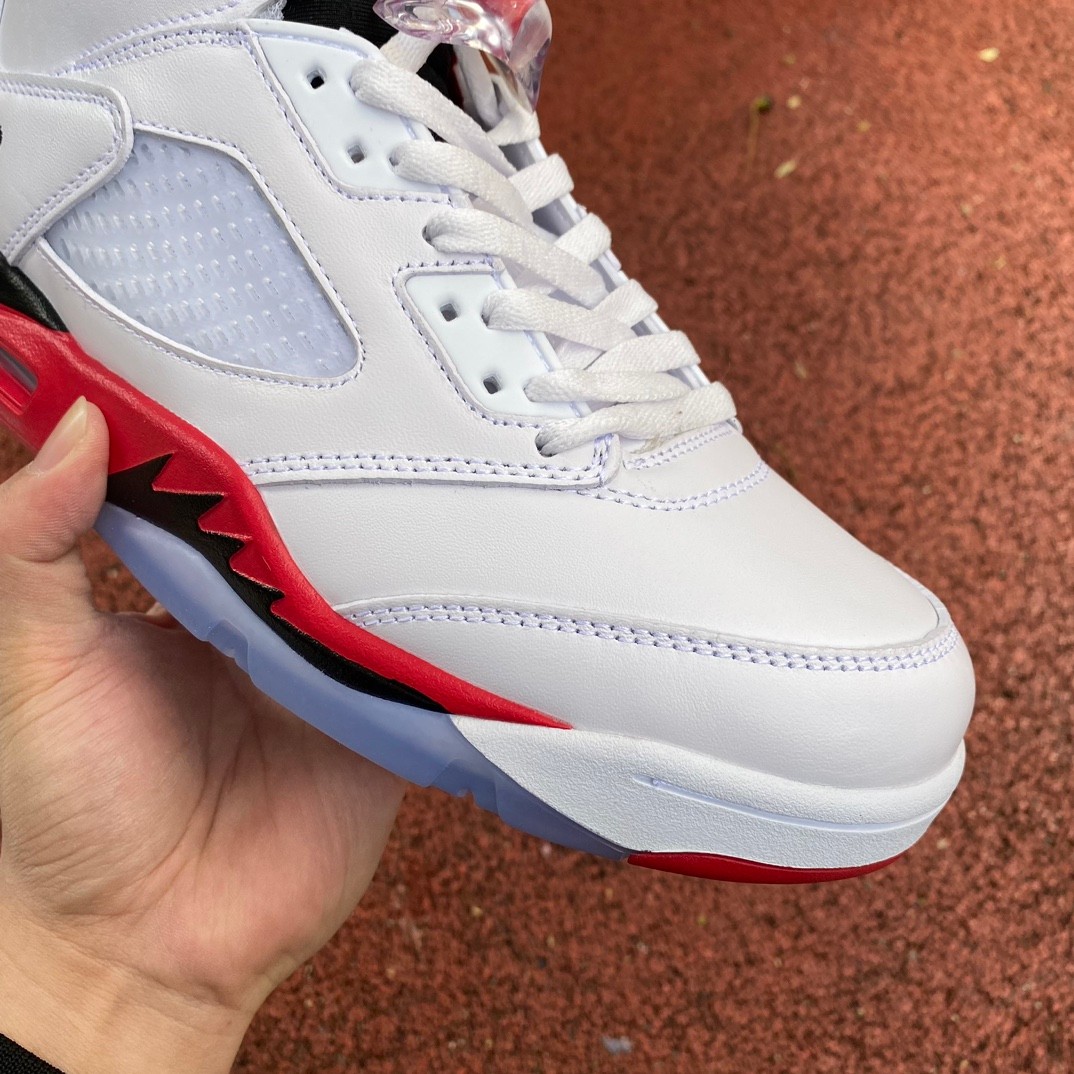 Air Jordan 5 Fire Red Sneakers     136027/440888-120 - PerfectKickZ