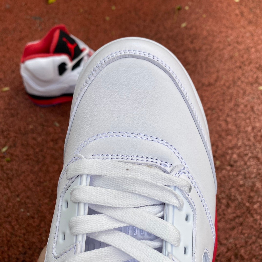 Air Jordan 5 Fire Red Sneakers     136027/440888-120 - PerfectKickZ