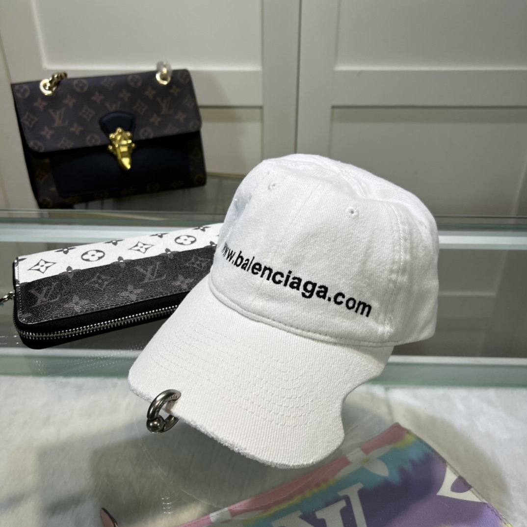 Balenciaga Embroidered-logo Six-panel Cap - PerfectKickZ