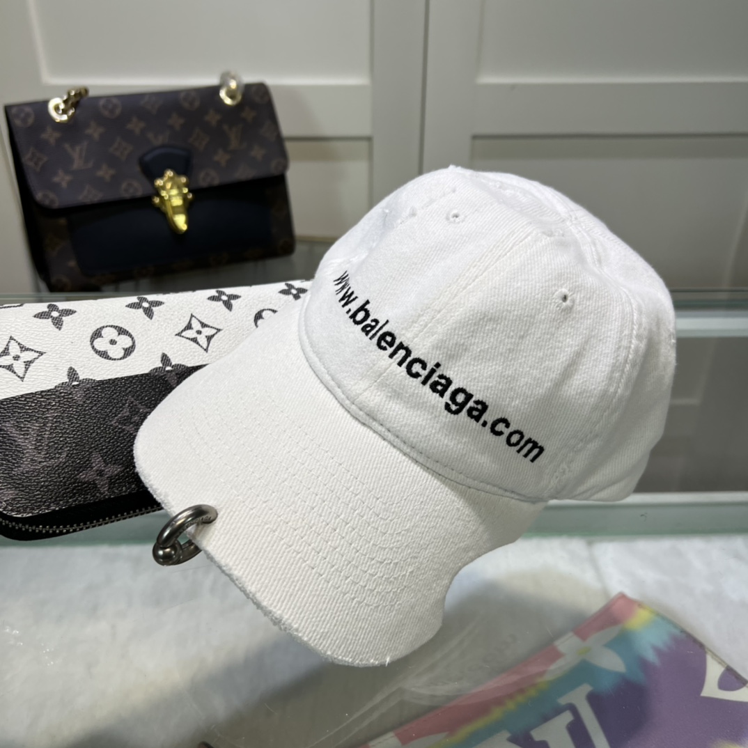 Balenciaga Embroidered-logo Six-panel Cap - PerfectKickZ