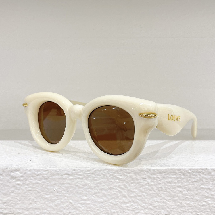 Loewe Inflated Round Sunglasses In Nylon - PerfectKickZ