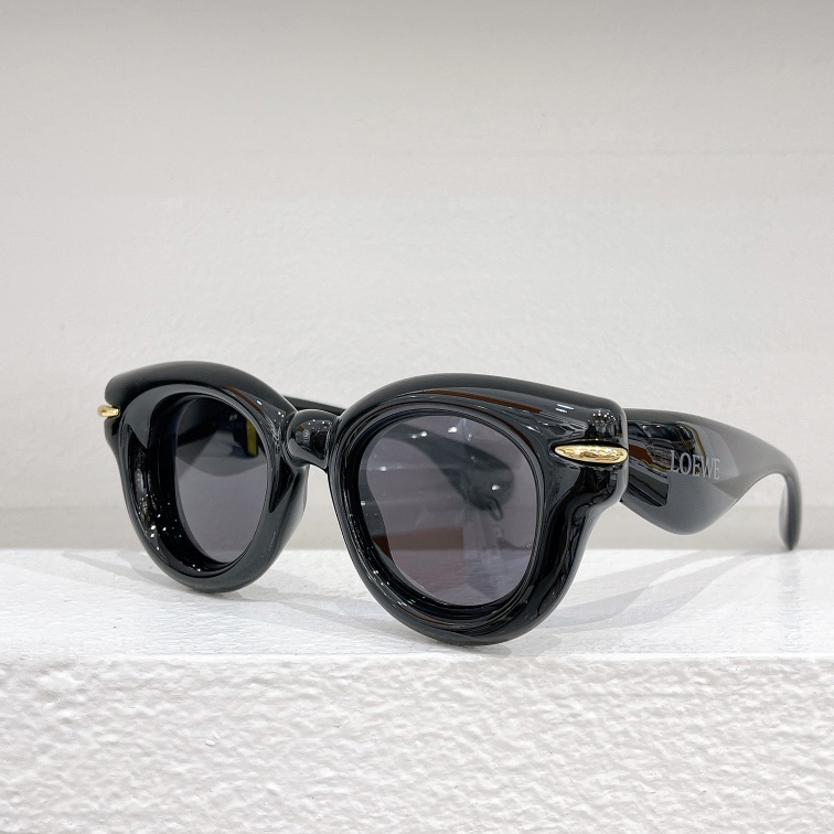 Loewe Inflated Round Sunglasses In Nylon - PerfectKickZ