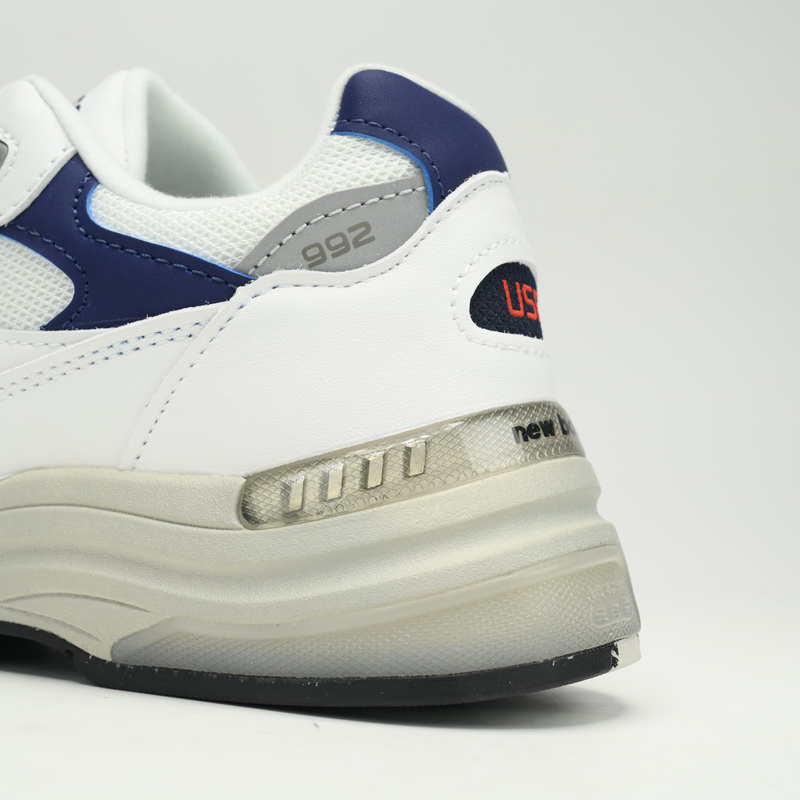 New Balance 992 White Blue Sneakers      M992EC  - PerfectKickZ