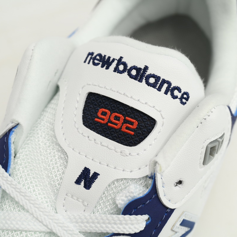 New Balance 992 White Blue Sneakers      M992EC  - PerfectKickZ