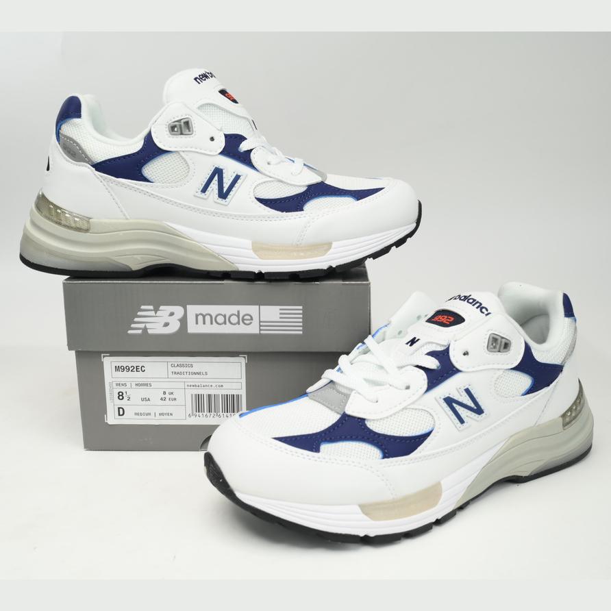 New Balance 992 White Blue Sneakers      M992EC  - PerfectKickZ