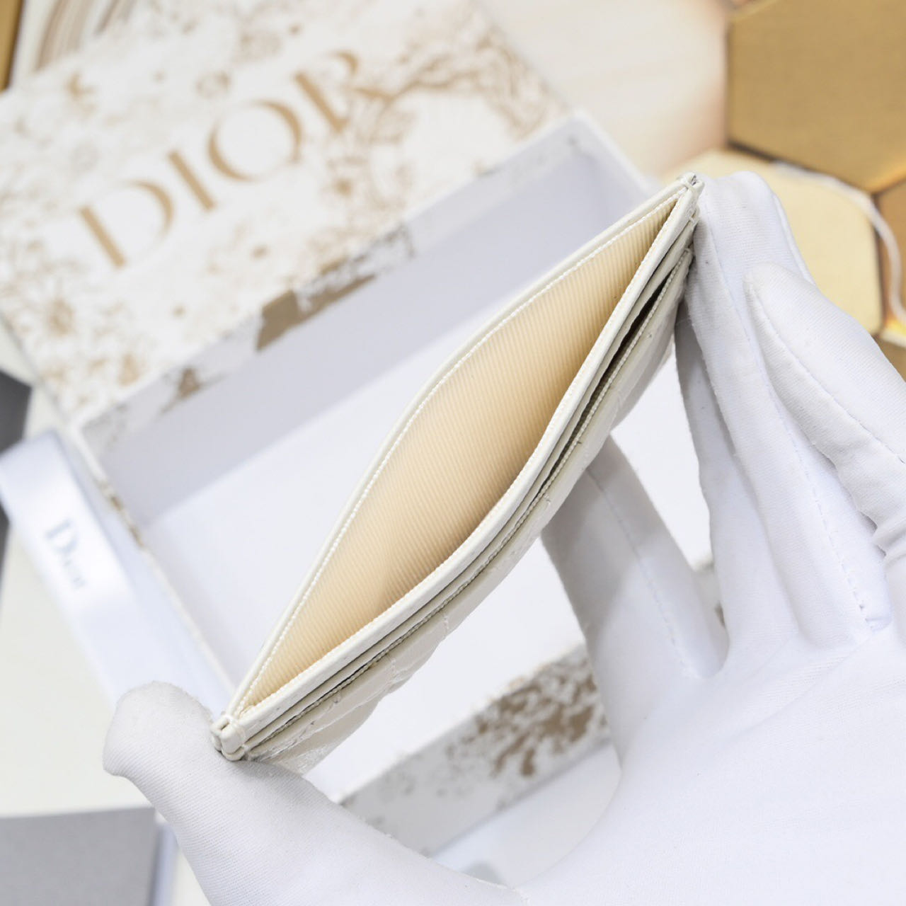 Dior Caro Five-Slot Card Holder   - PerfectKickZ