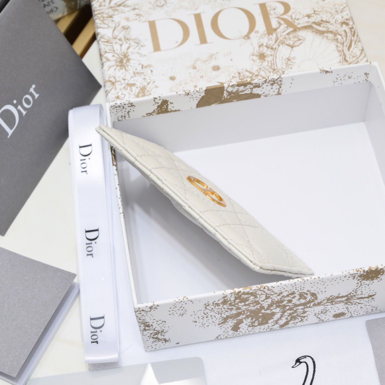 Dior Caro Five-Slot Card Holder   - PerfectKickZ