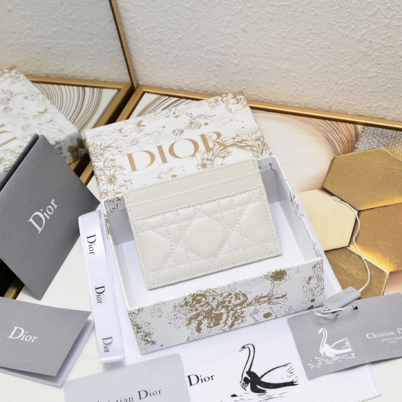 Dior Caro Five-Slot Card Holder   - PerfectKickZ
