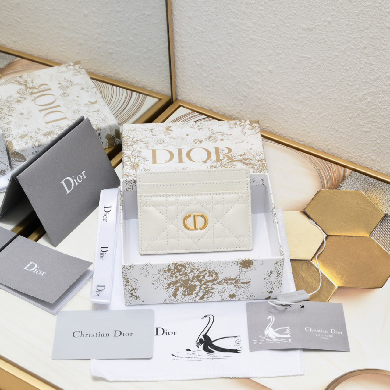 Dior Caro Five-Slot Card Holder   - PerfectKickZ