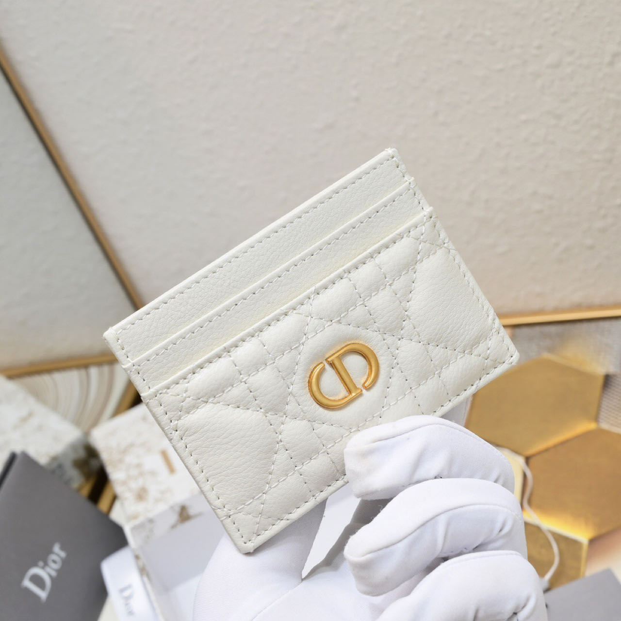 Dior Caro Five-Slot Card Holder   - PerfectKickZ