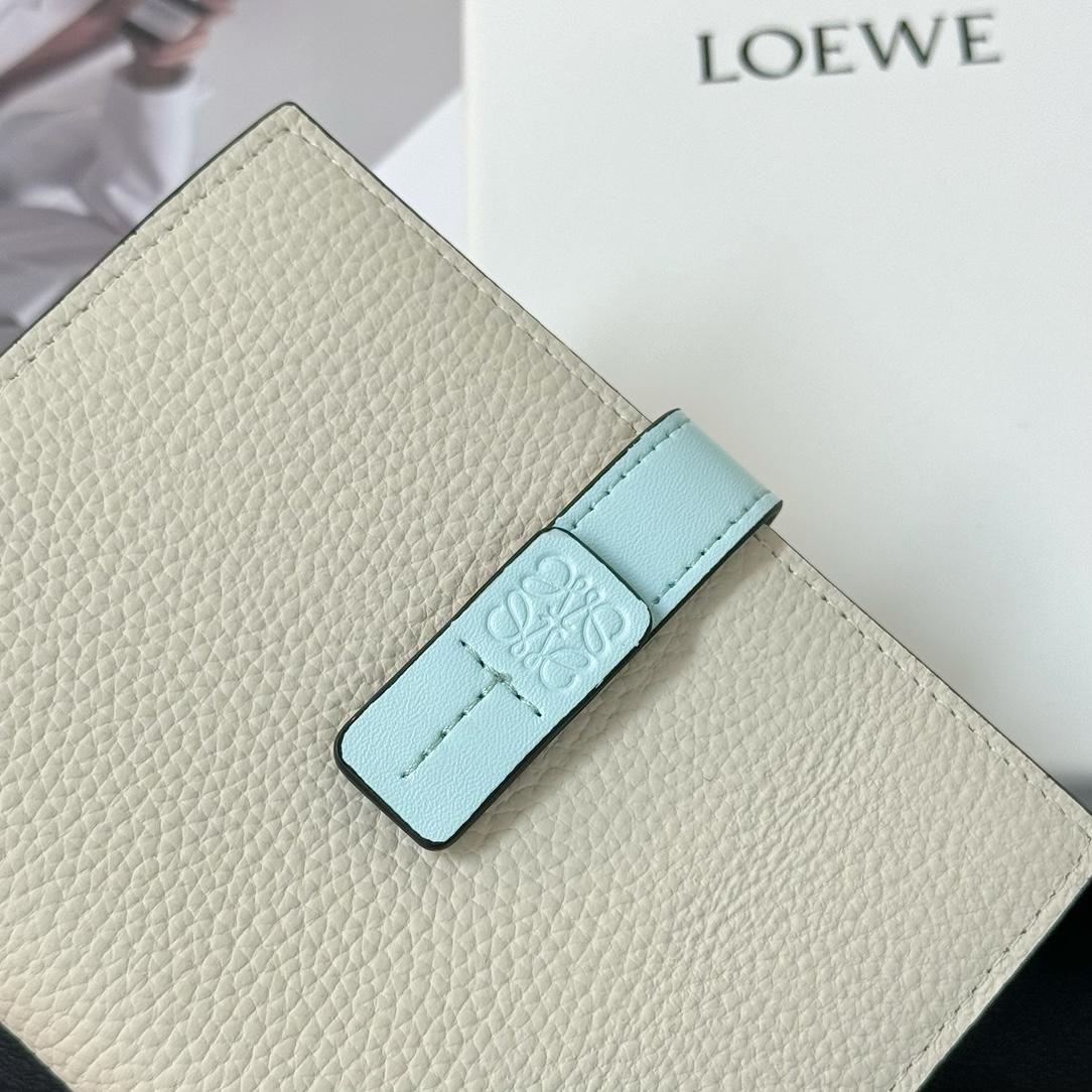 Loewe Medium Vertical Grained-Leather Wallet(14×11cm) - PerfectKickZ
