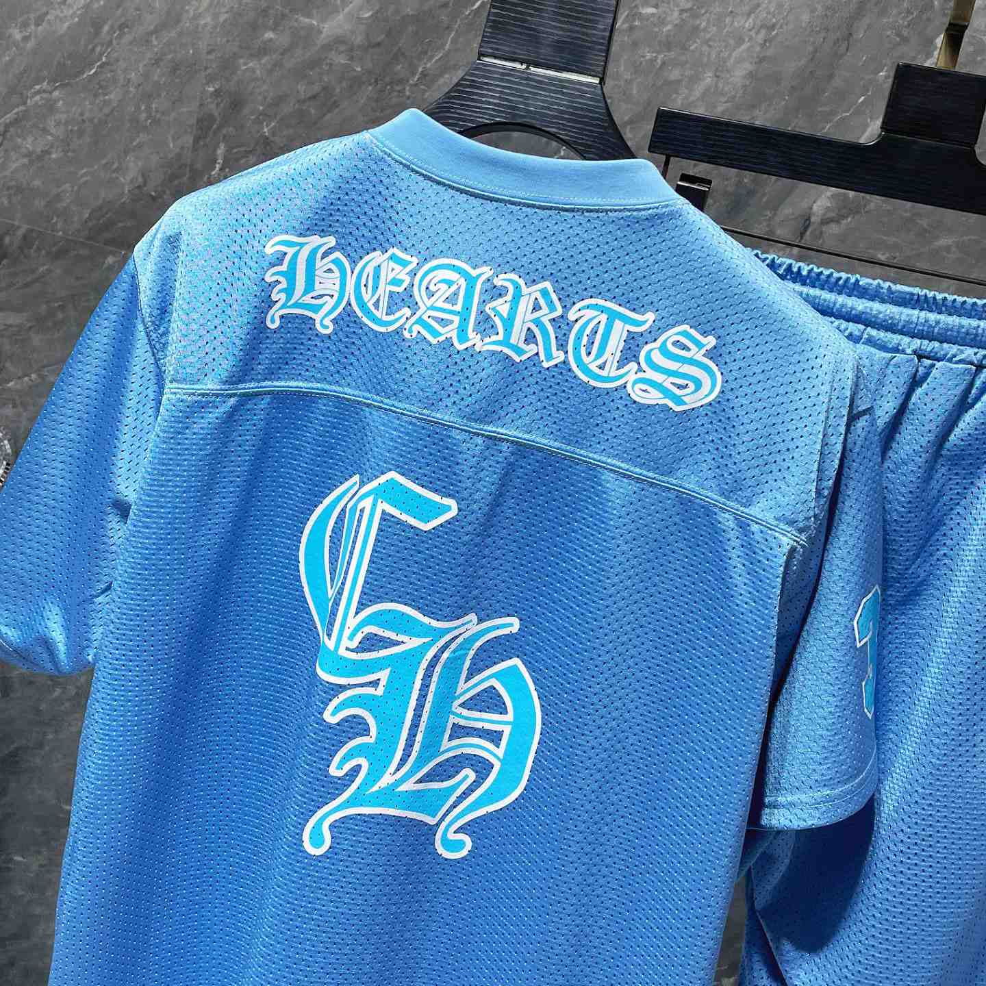 Chrome Heart Mesh Tee & Shorts - PerfectKickZ