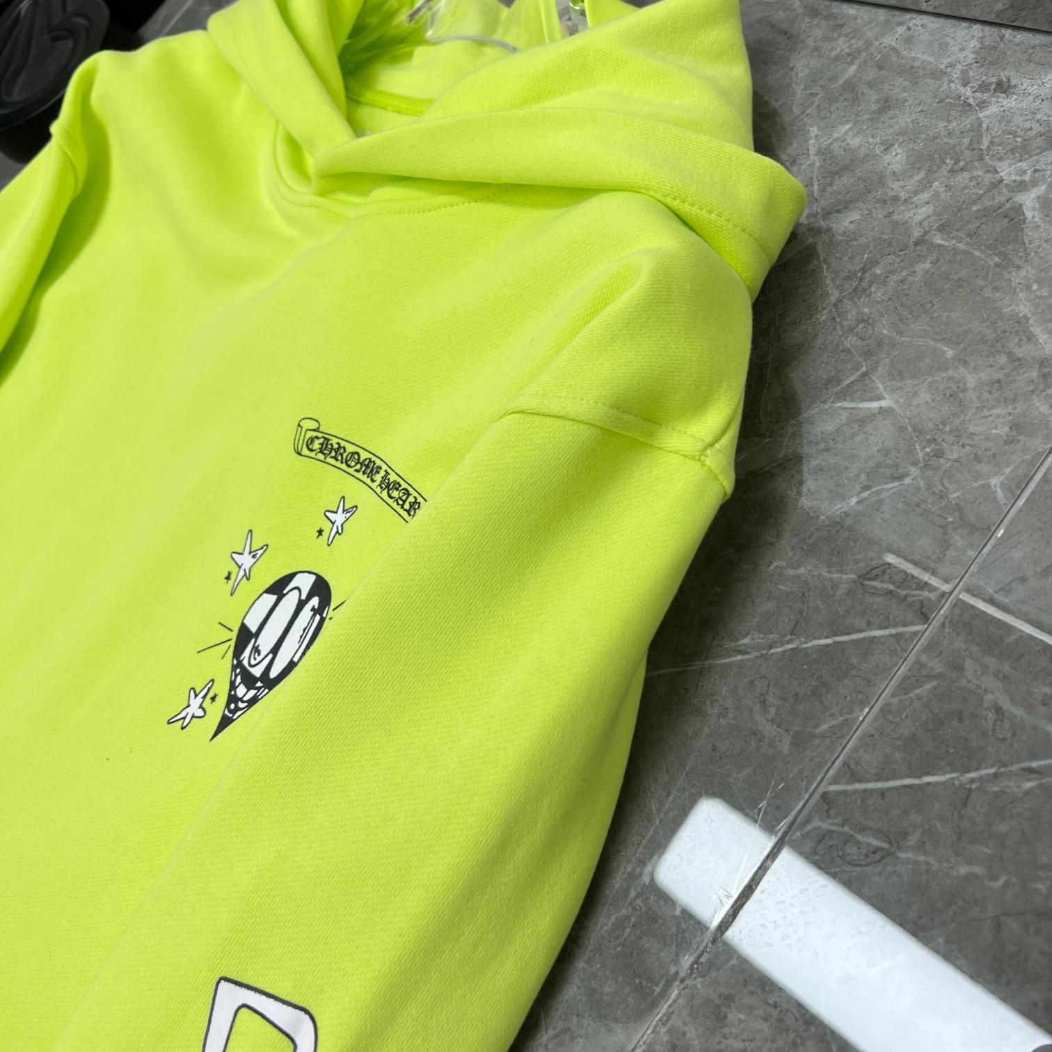 Chrome Heart Matty Boy 'Link' Lime Hoodie - PerfectKickZ
