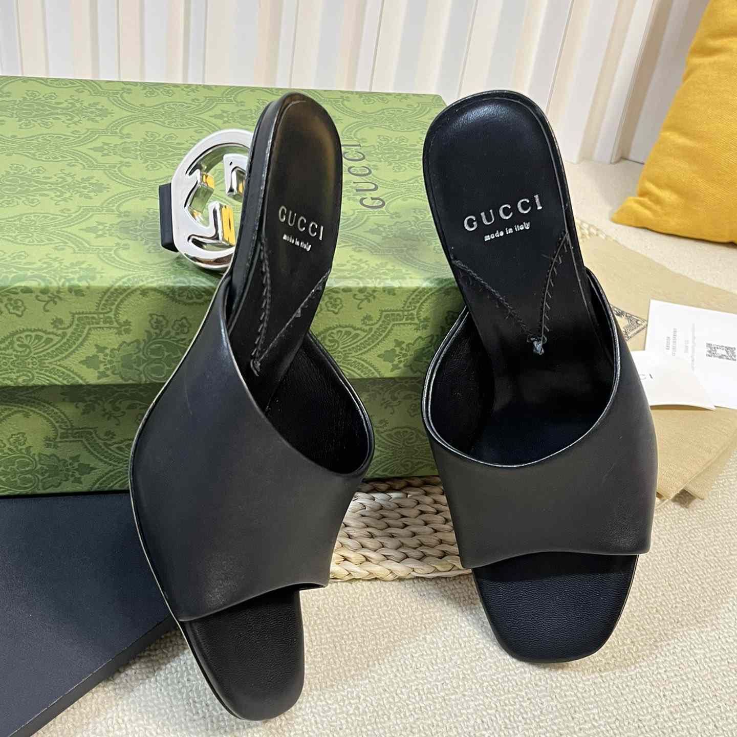 Gucci Women's Interlocking G Heel Sandal - PerfectKickZ