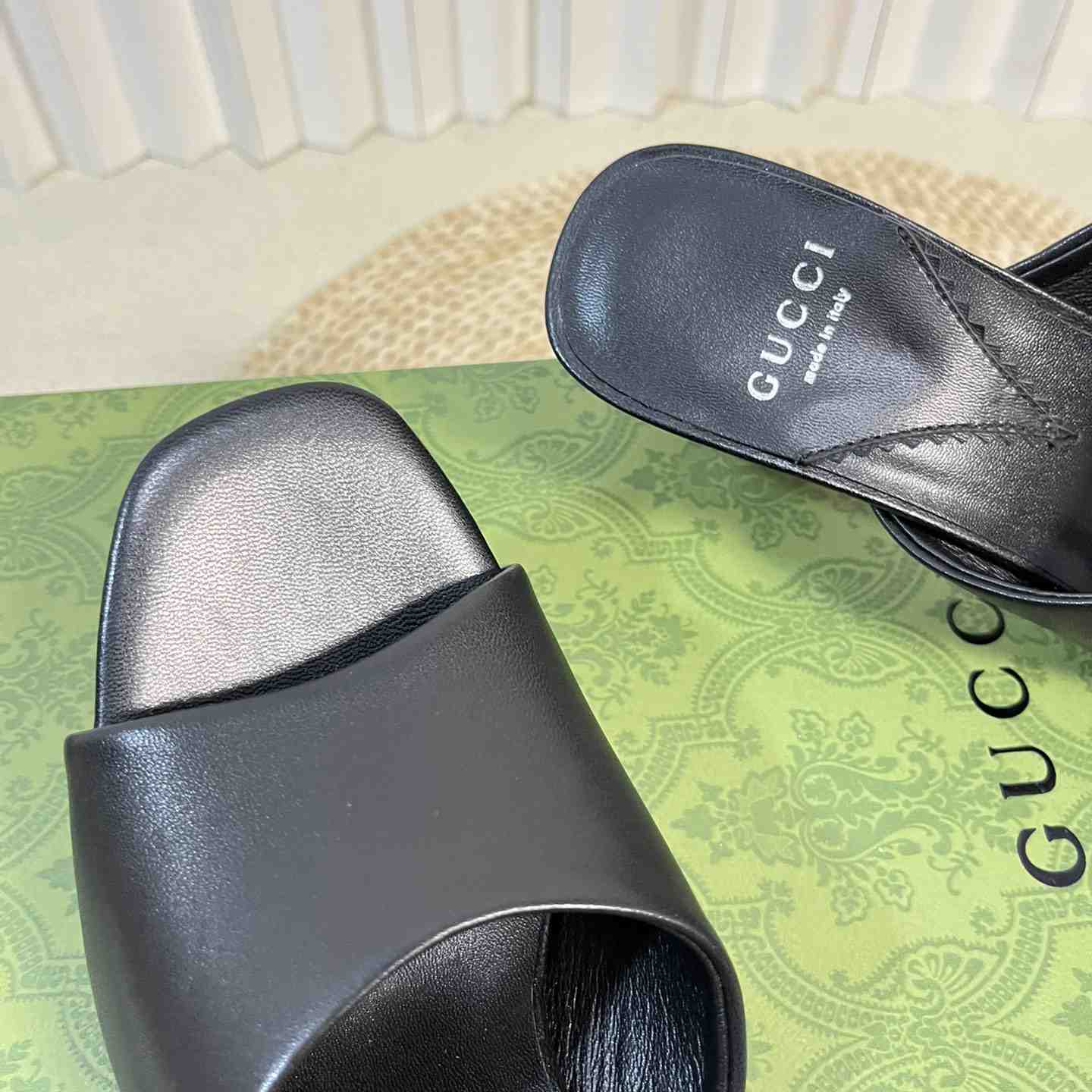 Gucci Women's Interlocking G Heel Sandal - PerfectKickZ