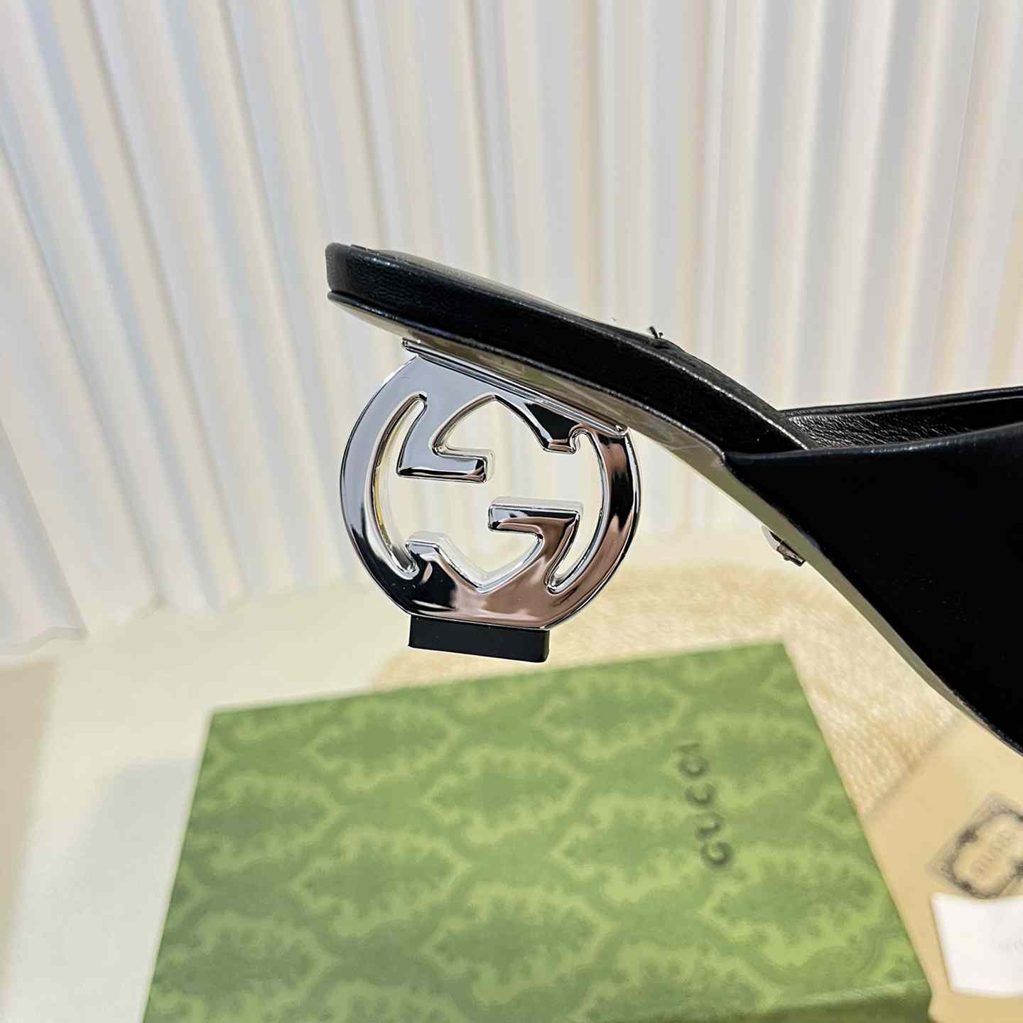 Gucci Women's Interlocking G Heel Sandal - PerfectKickZ
