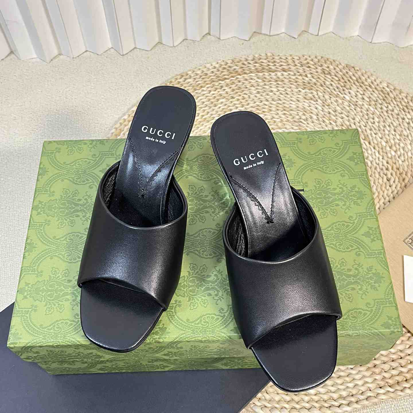 Gucci Women's Interlocking G Heel Sandal - PerfectKickZ