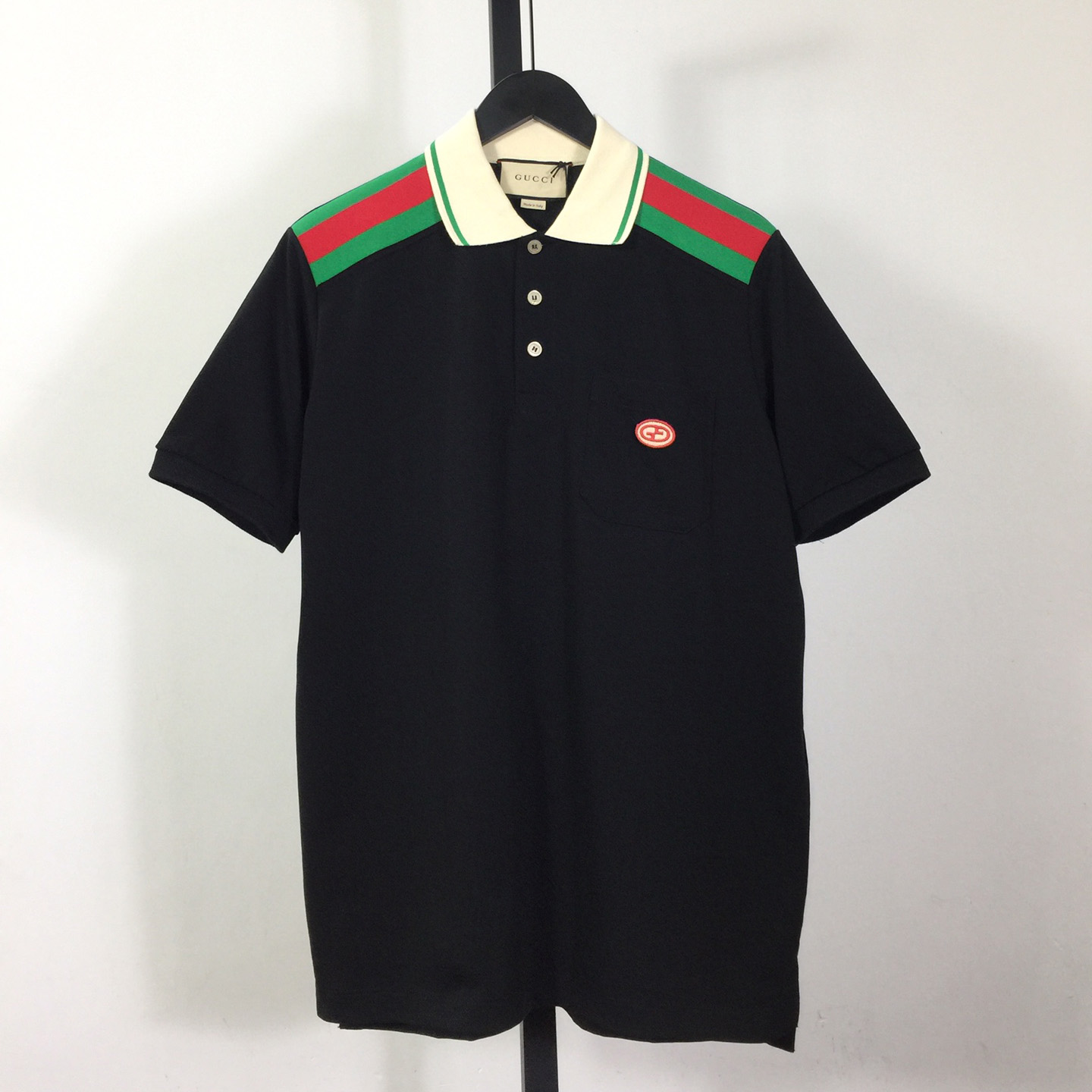 Gucci Cotton Polo With Interlocking G - PerfectKickZ
